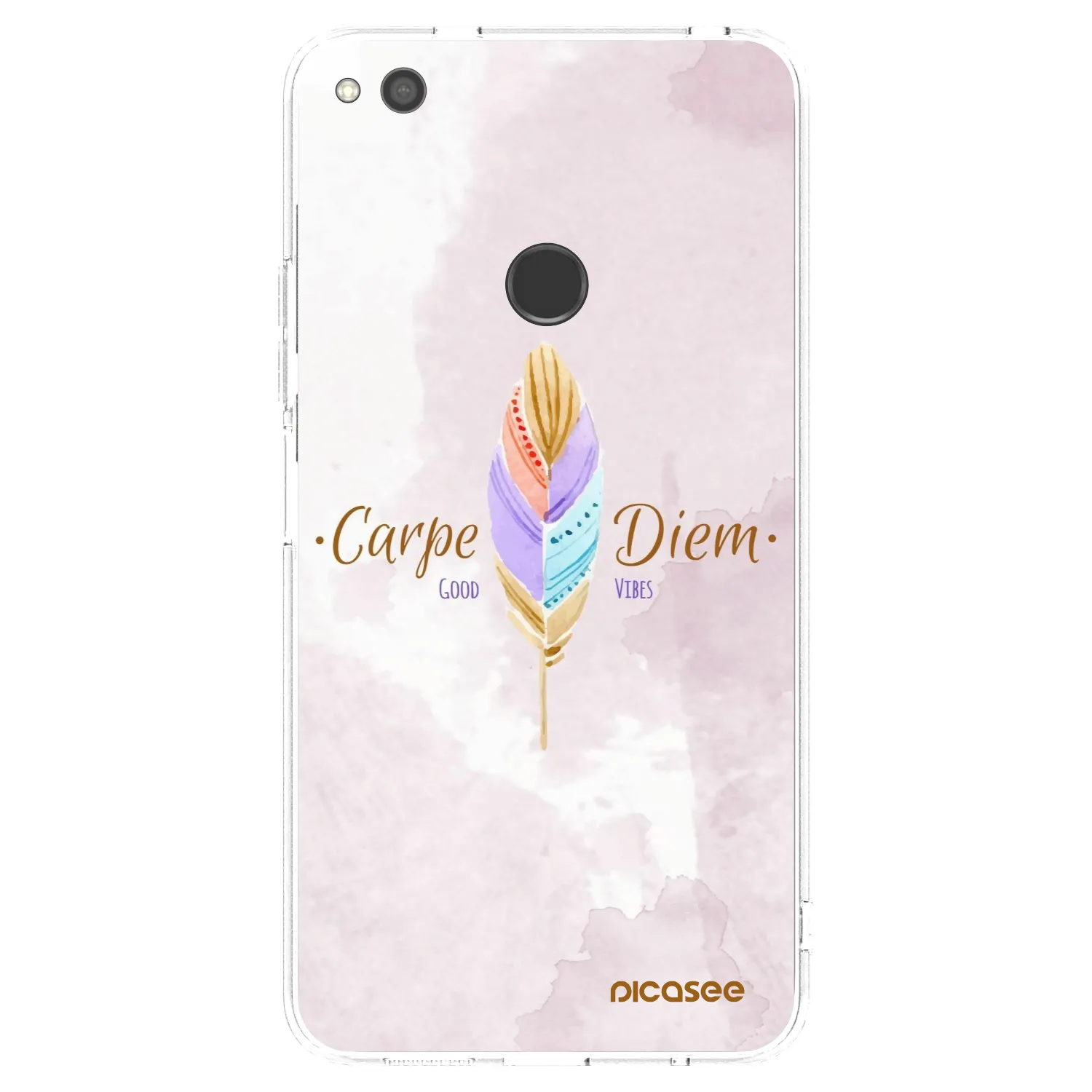 Picasee διαφανής θήκη σιλικόνης Huawei P9 Lite 2017 - Carpe Diem