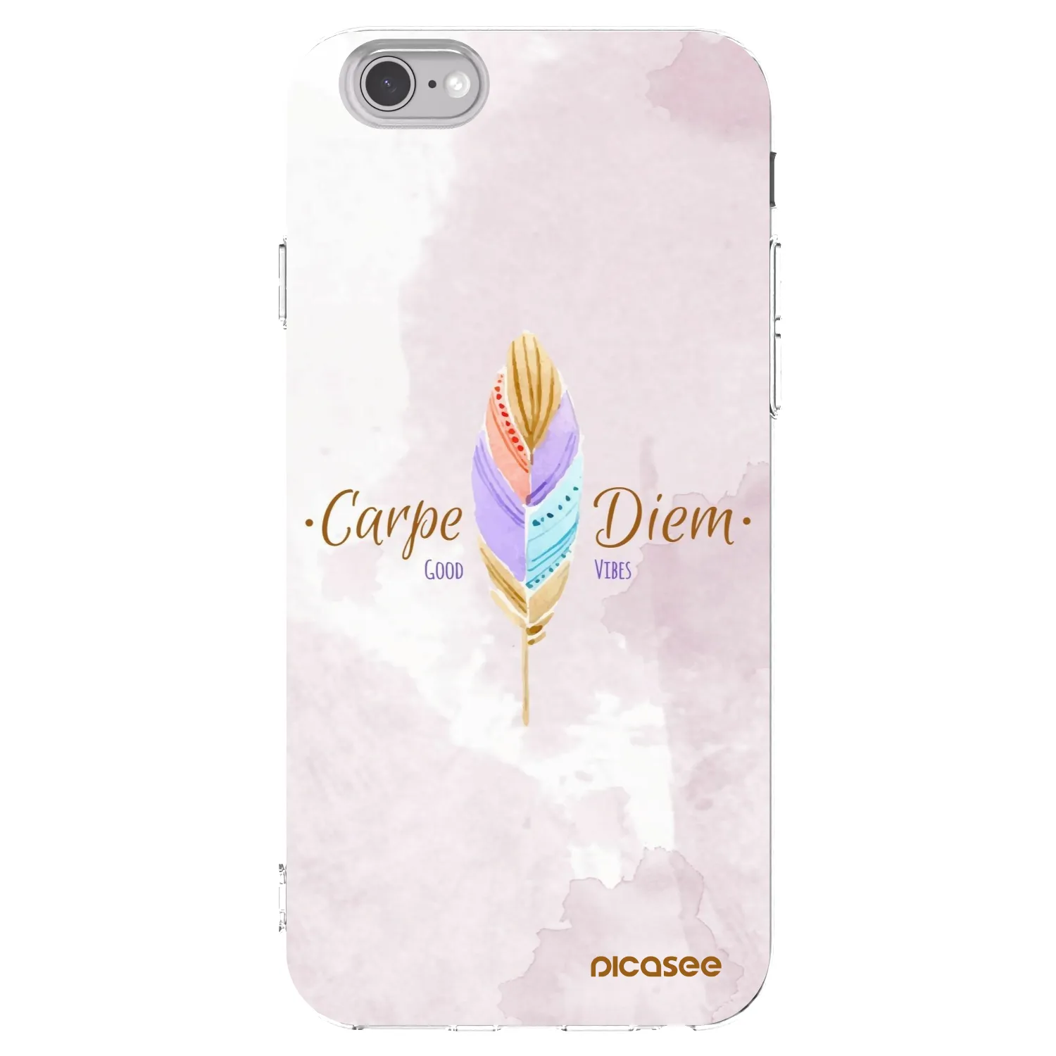 Picasee διαφανής θήκη σιλικόνης Apple iPhone 6/6S - Carpe Diem