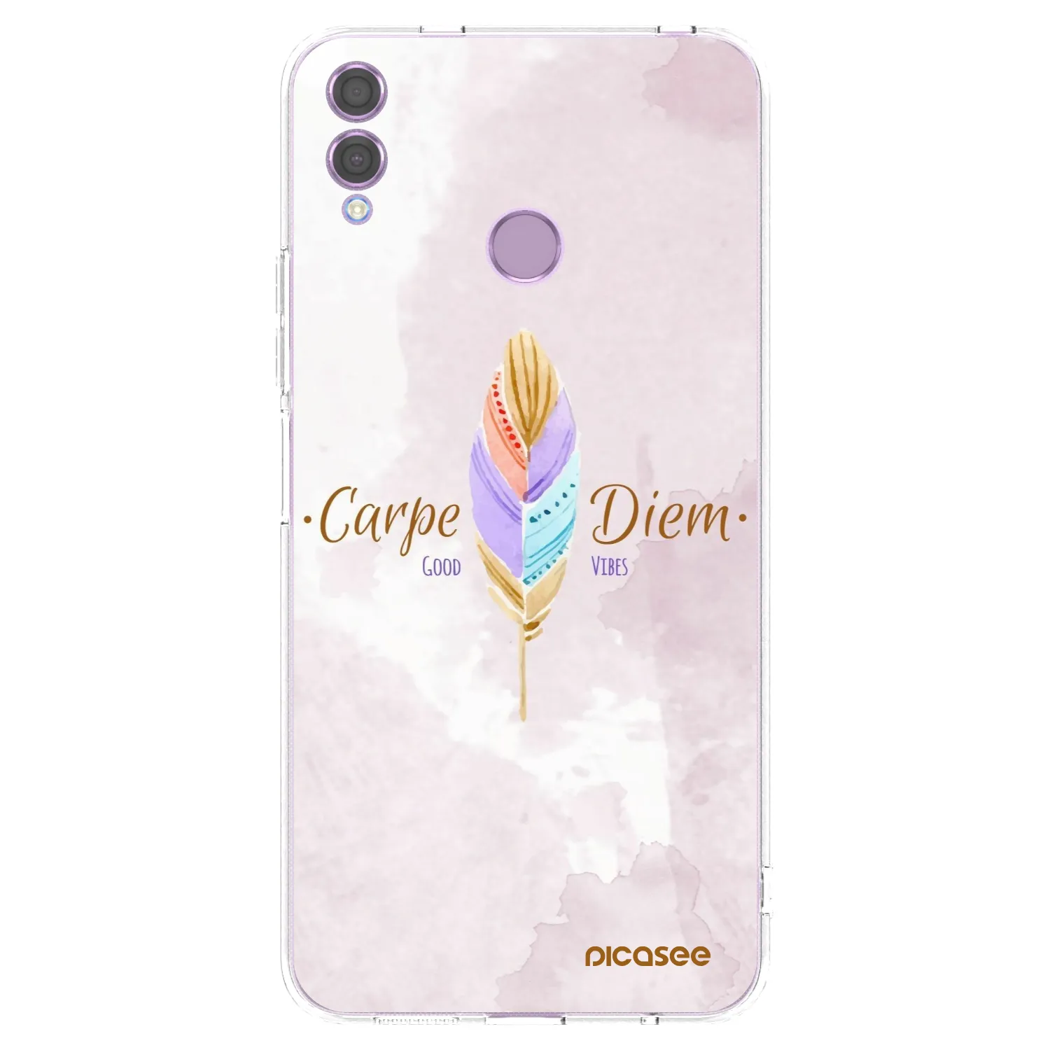 Picasee διαφανής θήκη σιλικόνης Honor 8X - Carpe Diem