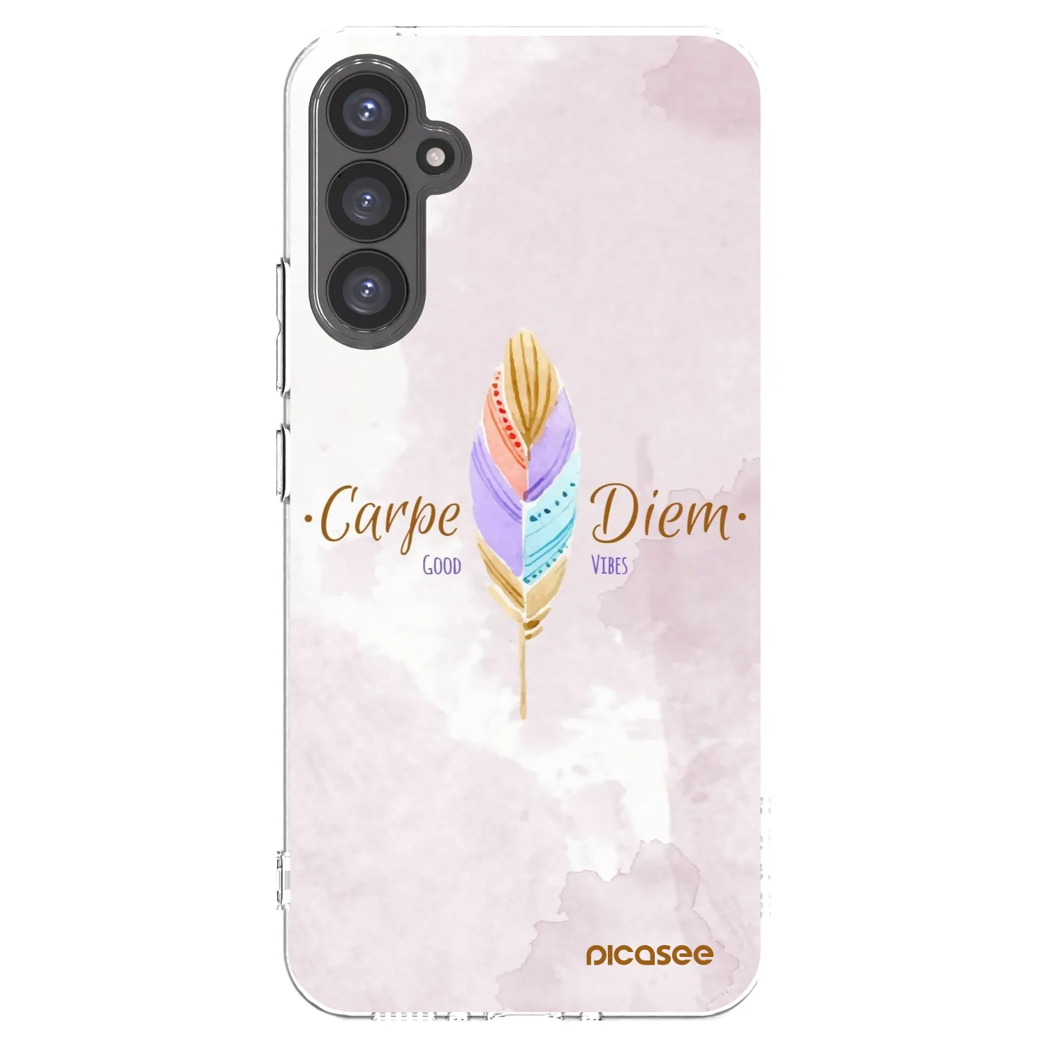 Picasee διαφανής θήκη σιλικόνης Samsung Galaxy A34 5G A346B - Carpe Diem