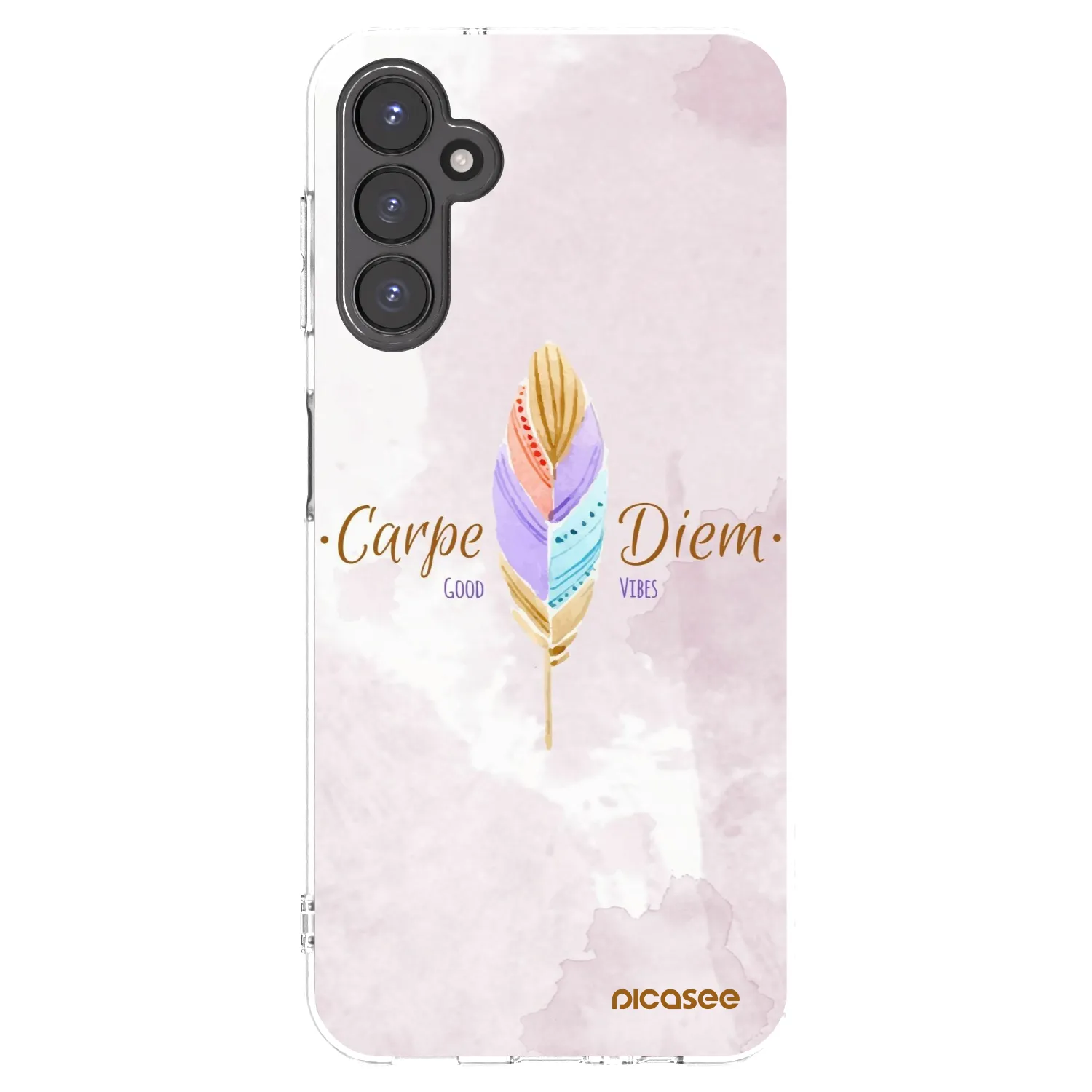 Picasee διαφανής θήκη σιλικόνης Samsung Galaxy A14 5G A146P - Carpe Diem