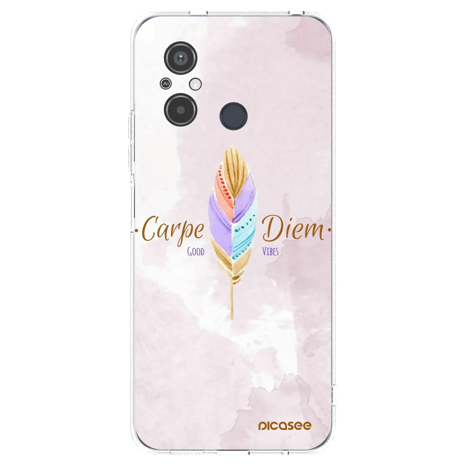 Picasee διαφανής θήκη σιλικόνης Xiaomi Redmi 12C - Carpe Diem