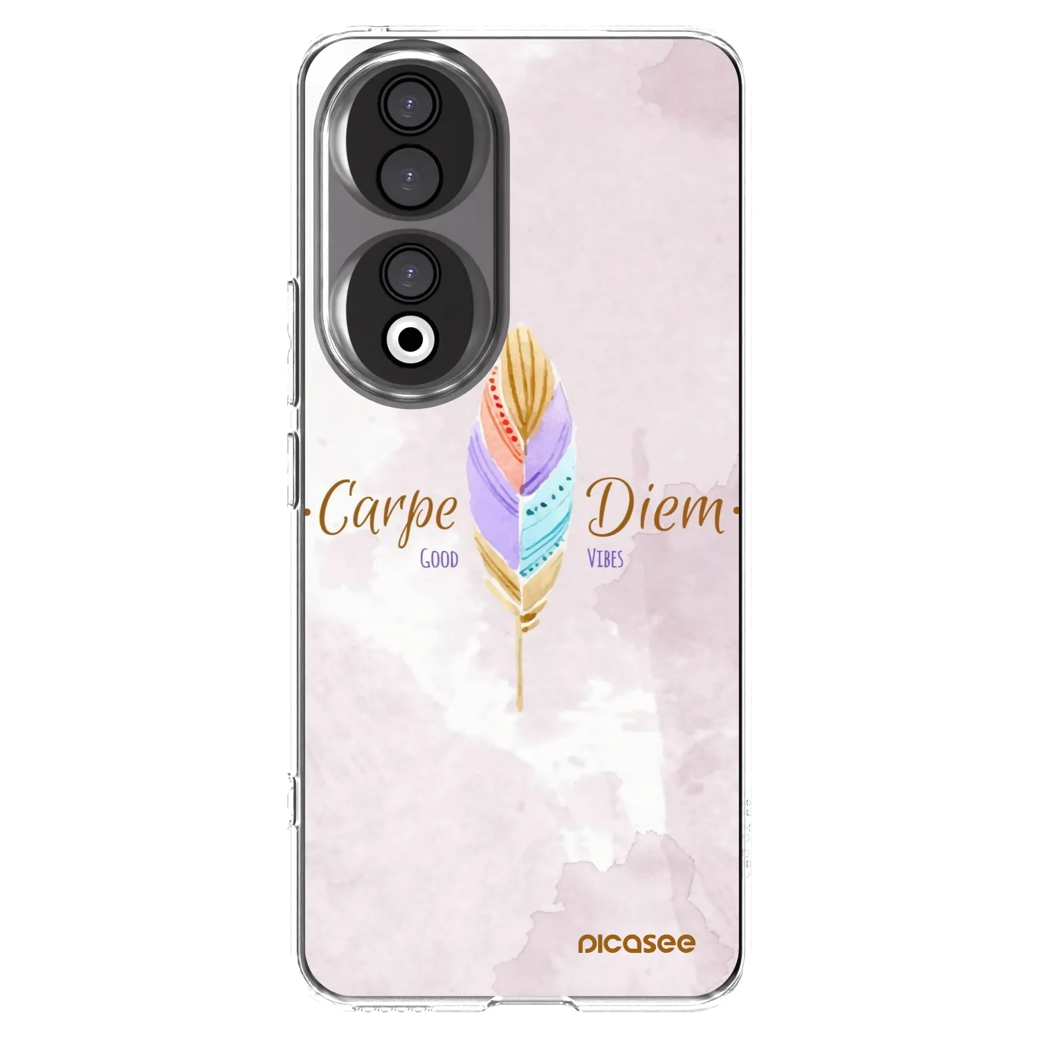 Picasee διαφανής θήκη σιλικόνης Honor 90 5G - Carpe Diem