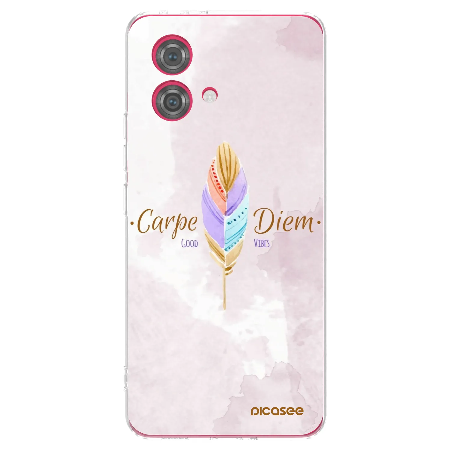 Picasee διαφανής θήκη σιλικόνης Motorola Moto G84 5G - Carpe Diem