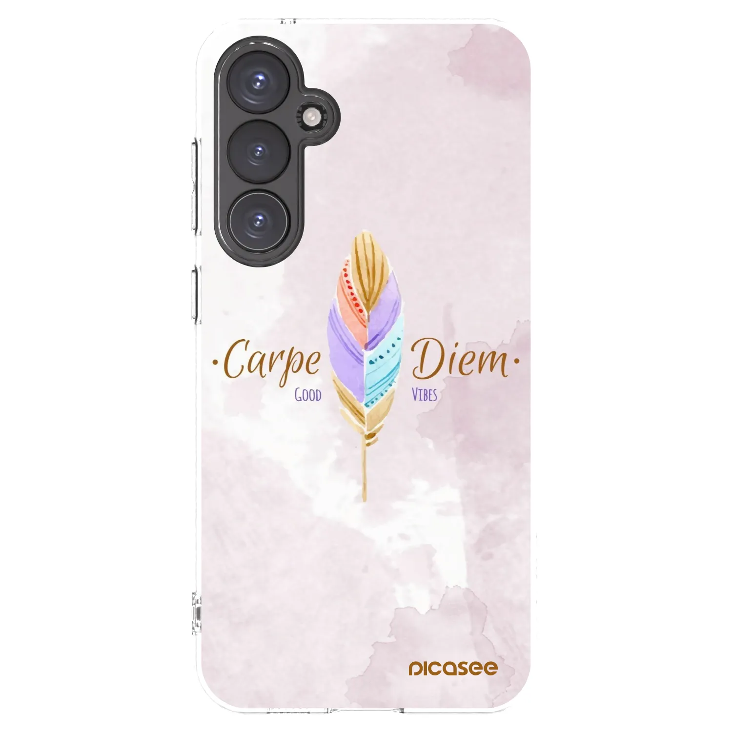 Picasee διαφανής θήκη σιλικόνης Samsung Galaxy S23 FE S711B - Carpe Diem