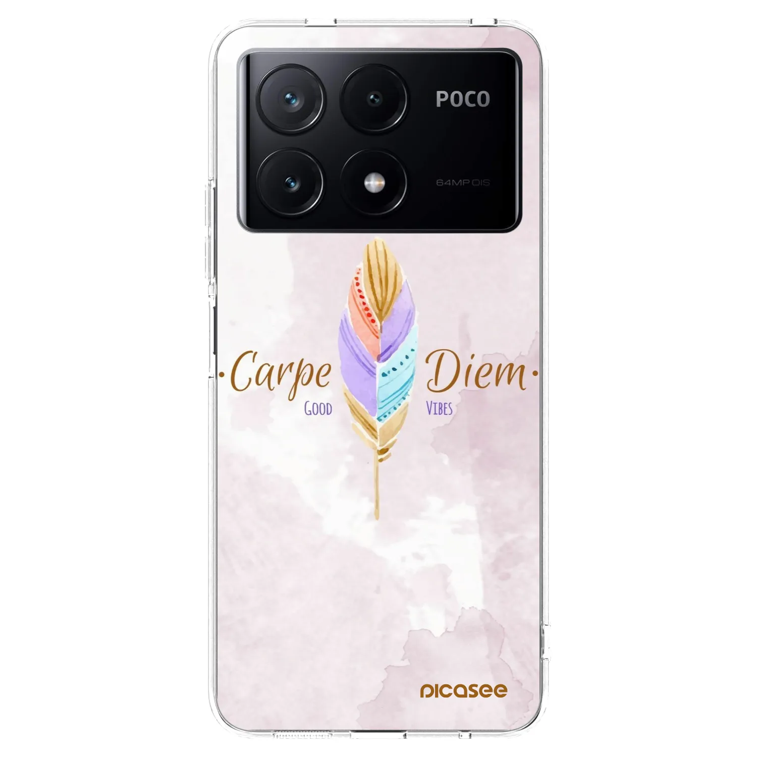 Picasee διαφανής θήκη σιλικόνης Xiaomi Poco X6 Pro - Carpe Diem