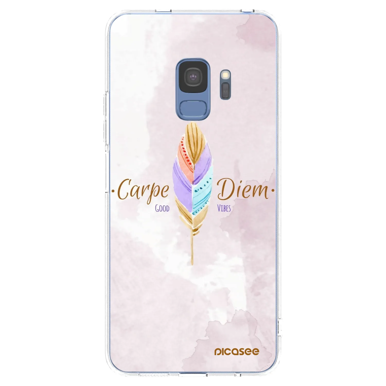 Picasee διαφανής θήκη σιλικόνης Samsung Galaxy S9 G960F - Carpe Diem