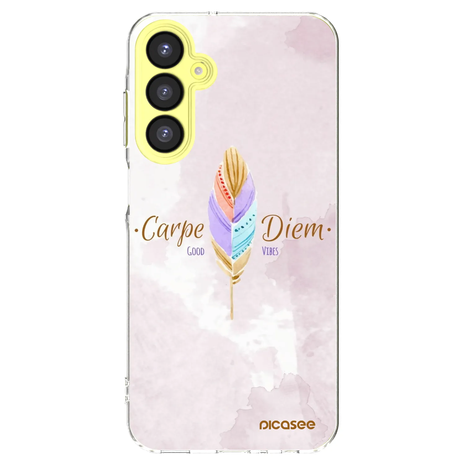 Picasee διαφανής θήκη σιλικόνης Samsung Galaxy A25 A256B 5G - Carpe Diem