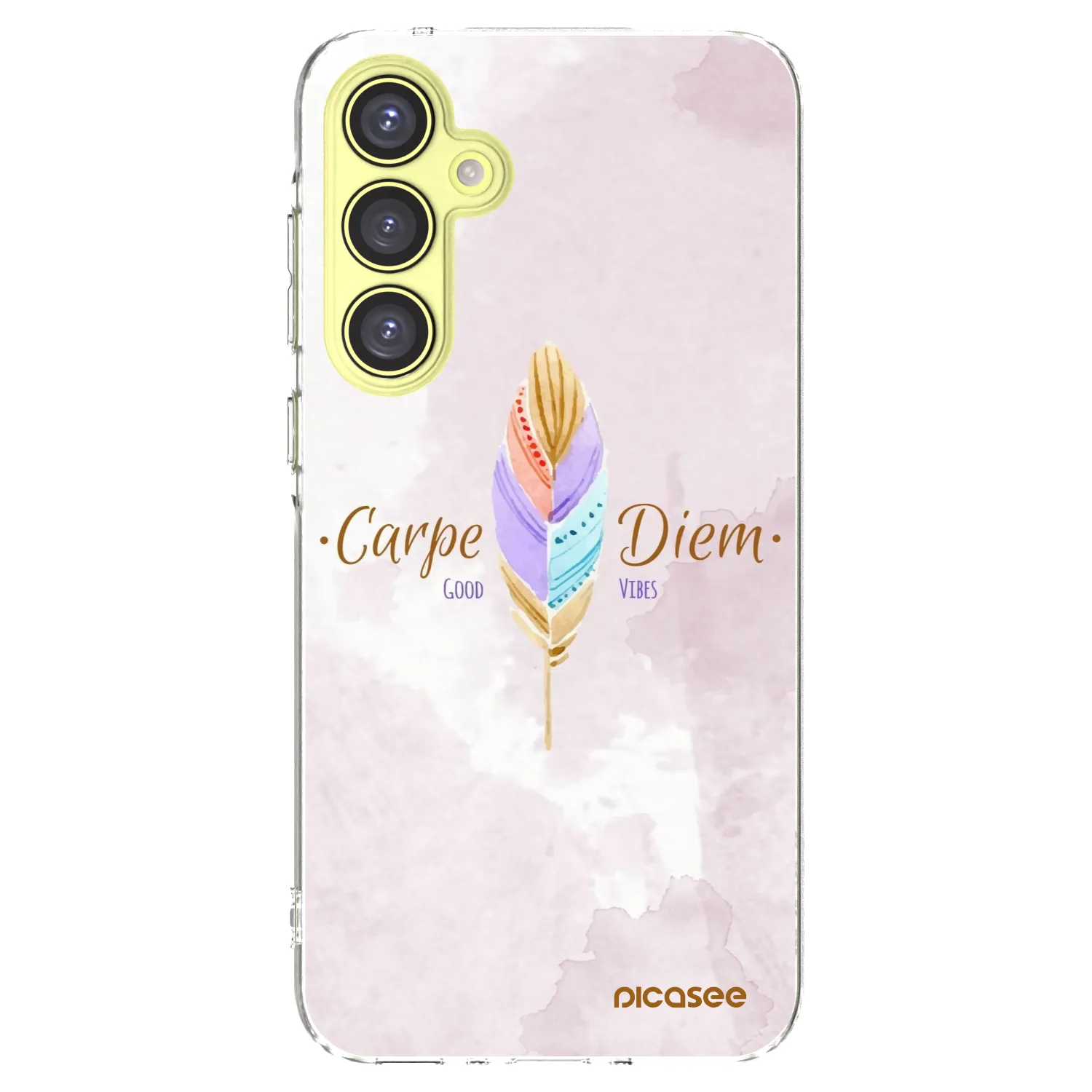 Picasee διαφανής θήκη σιλικόνης Samsung Galaxy A35 5G A356B - Carpe Diem