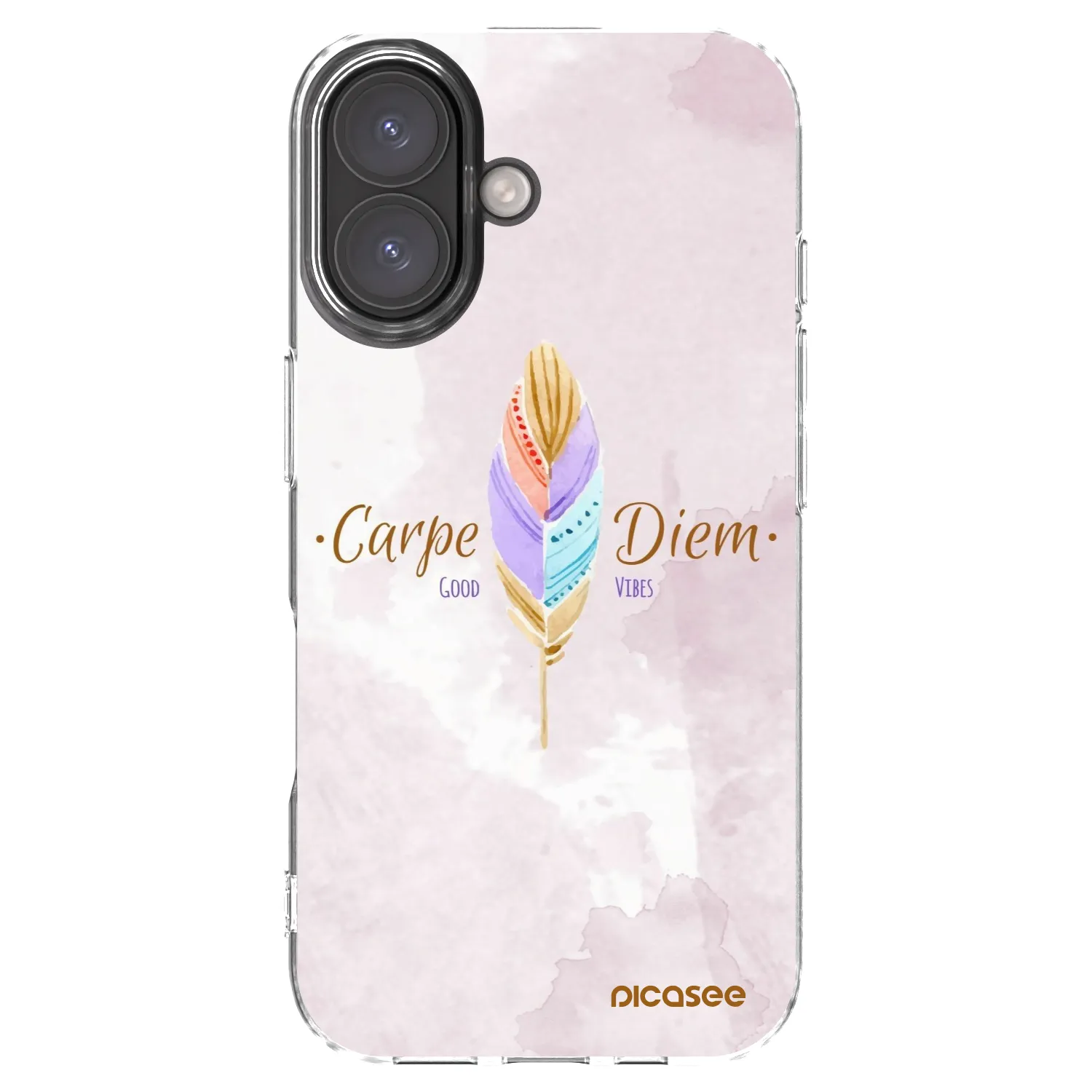 Picasee διαφανής θήκη σιλικόνης Apple iPhone 16 - Carpe Diem