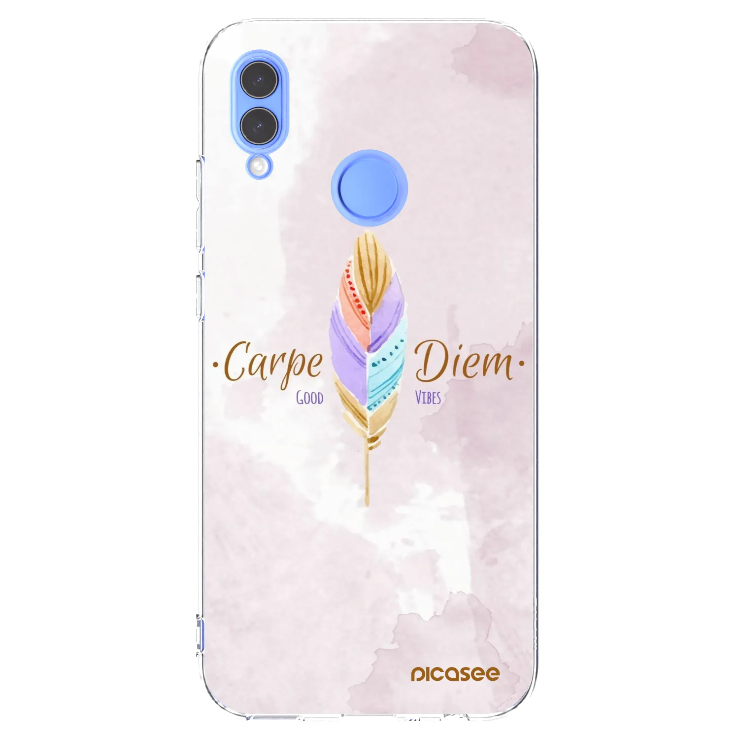 Picasee διαφανής θήκη σιλικόνης Huawei P Smart 2019 - Carpe Diem
