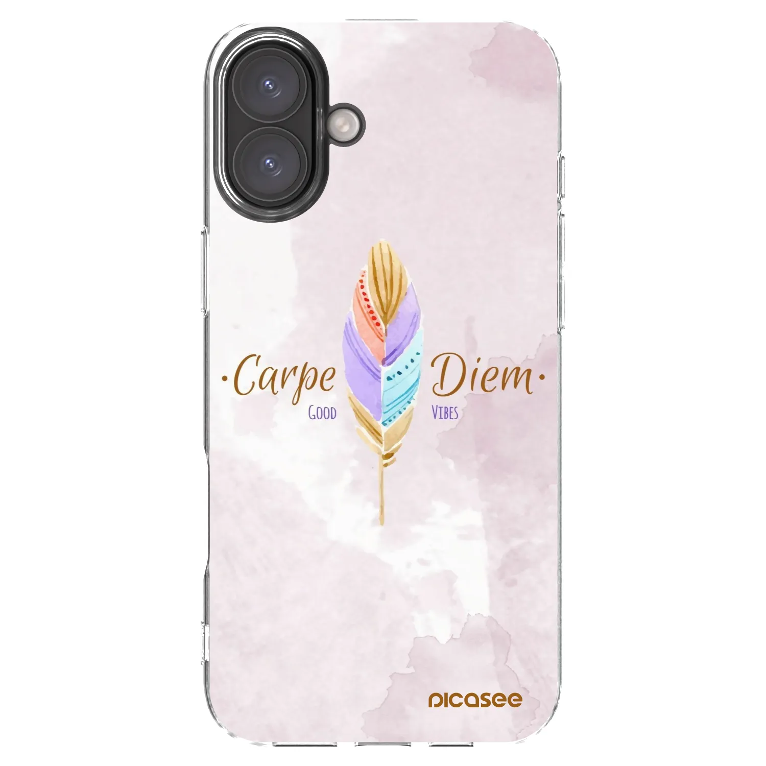 Picasee διαφανής θήκη σιλικόνης Apple iPhone 16 Plus - Carpe Diem