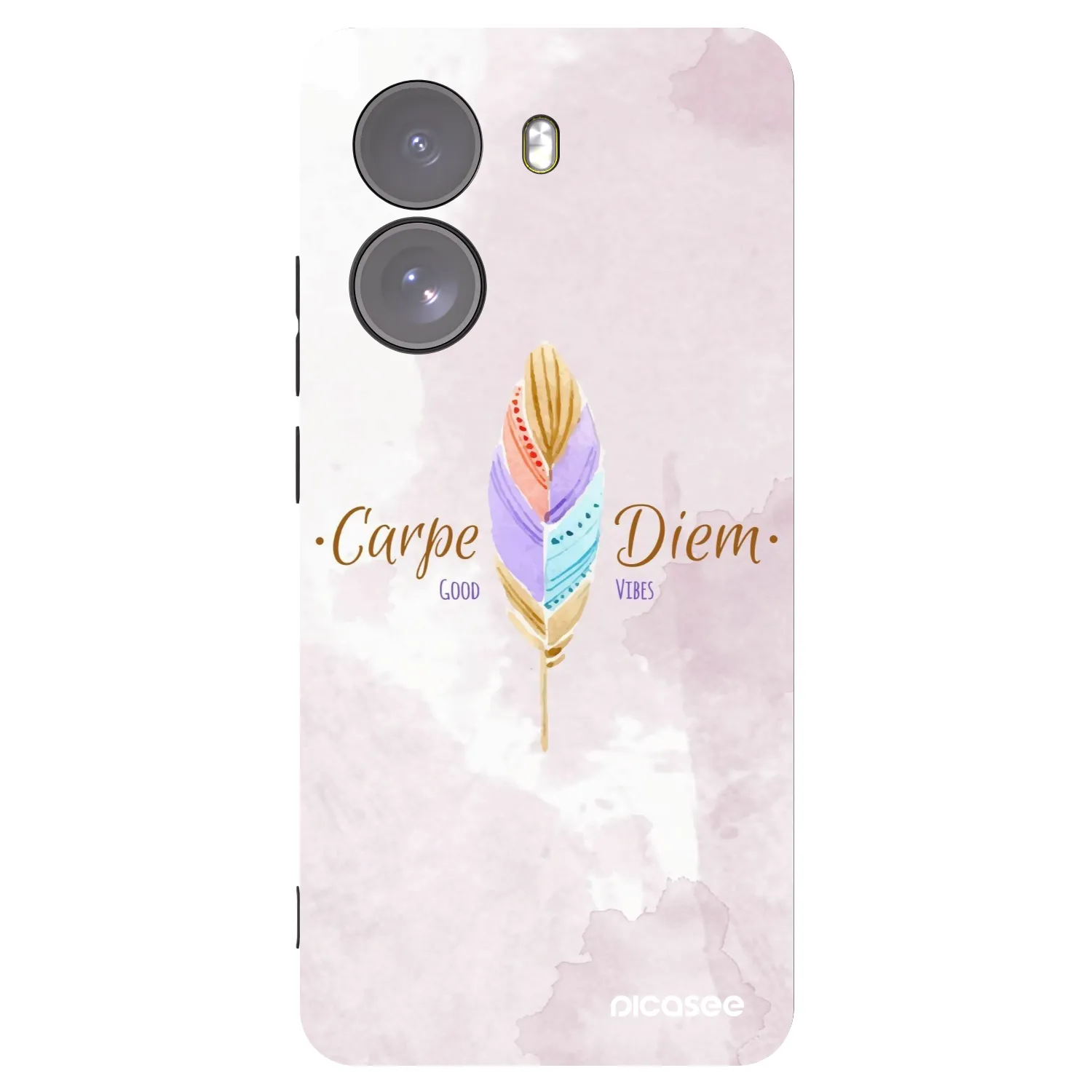Picasee Μαύρη θήκη σιλικόνης για Xiaomi Poco X7 - Carpe Diem