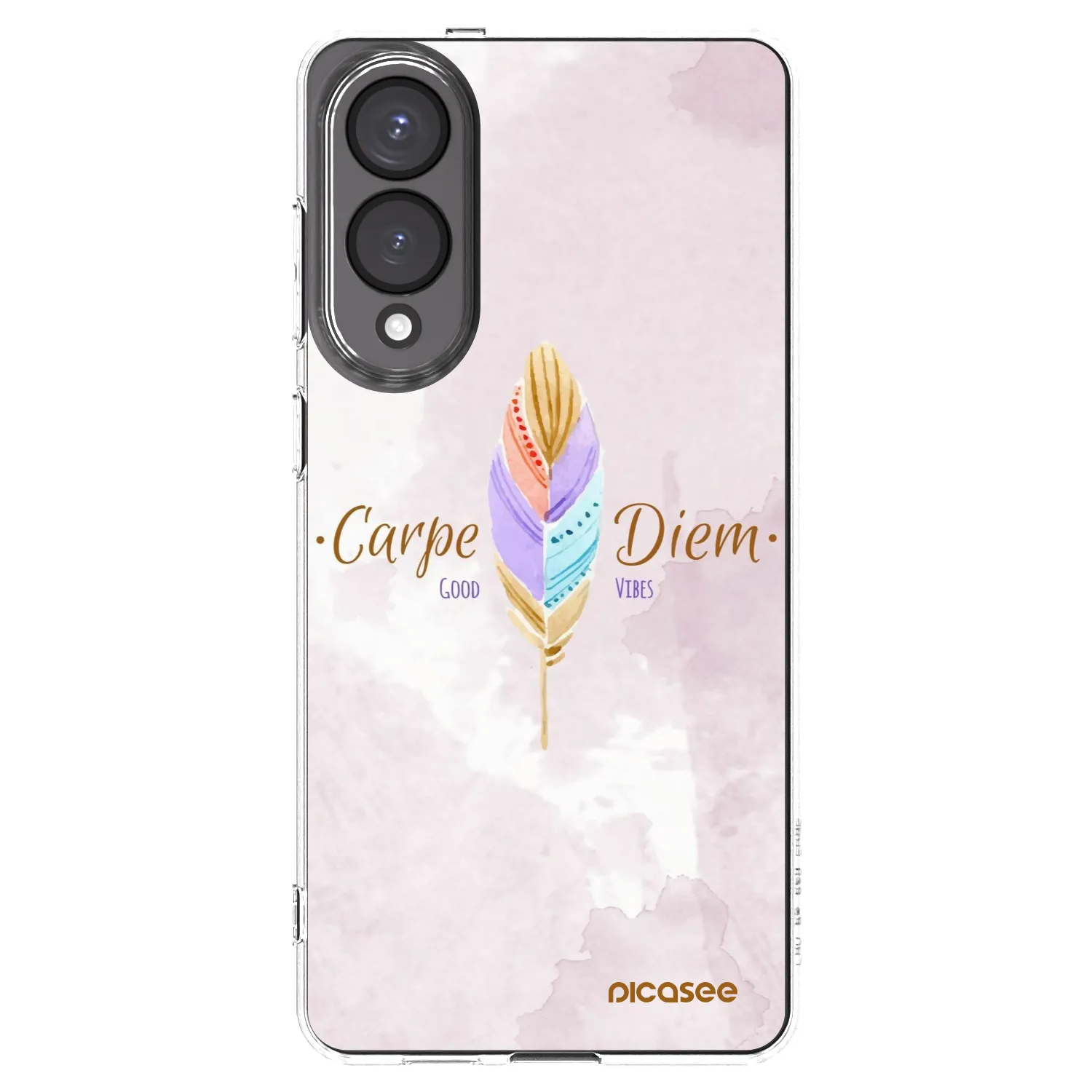 Picasee διαφανής θήκη σιλικόνης Samsung Galaxy S25 Edge 5G - Carpe Diem