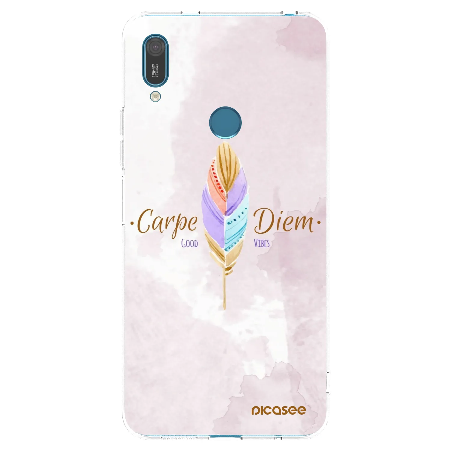 Picasee διαφανής θήκη σιλικόνης Huawei Y7 2019 - Carpe Diem