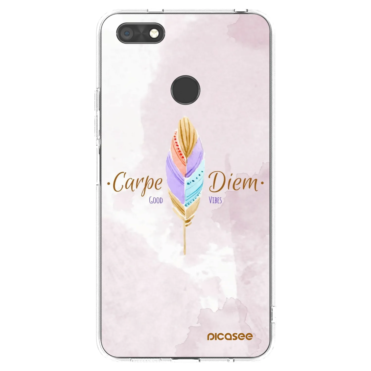 Picasee διαφανής θήκη σιλικόνης Huawei P9 Lite Mini - Carpe Diem
