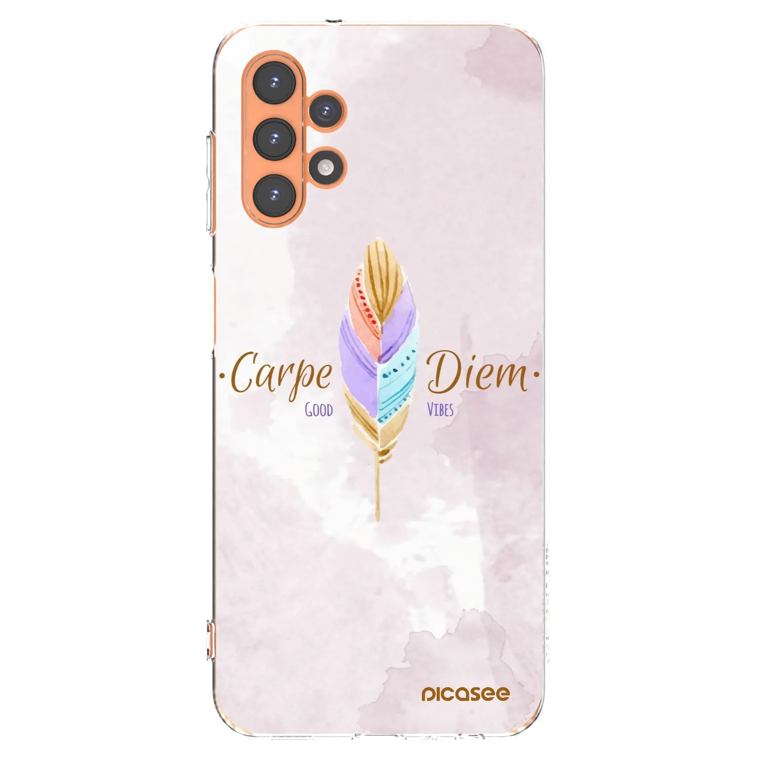 Picasee διαφανής θήκη σιλικόνης Samsung Galaxy A13 5G - Carpe Diem