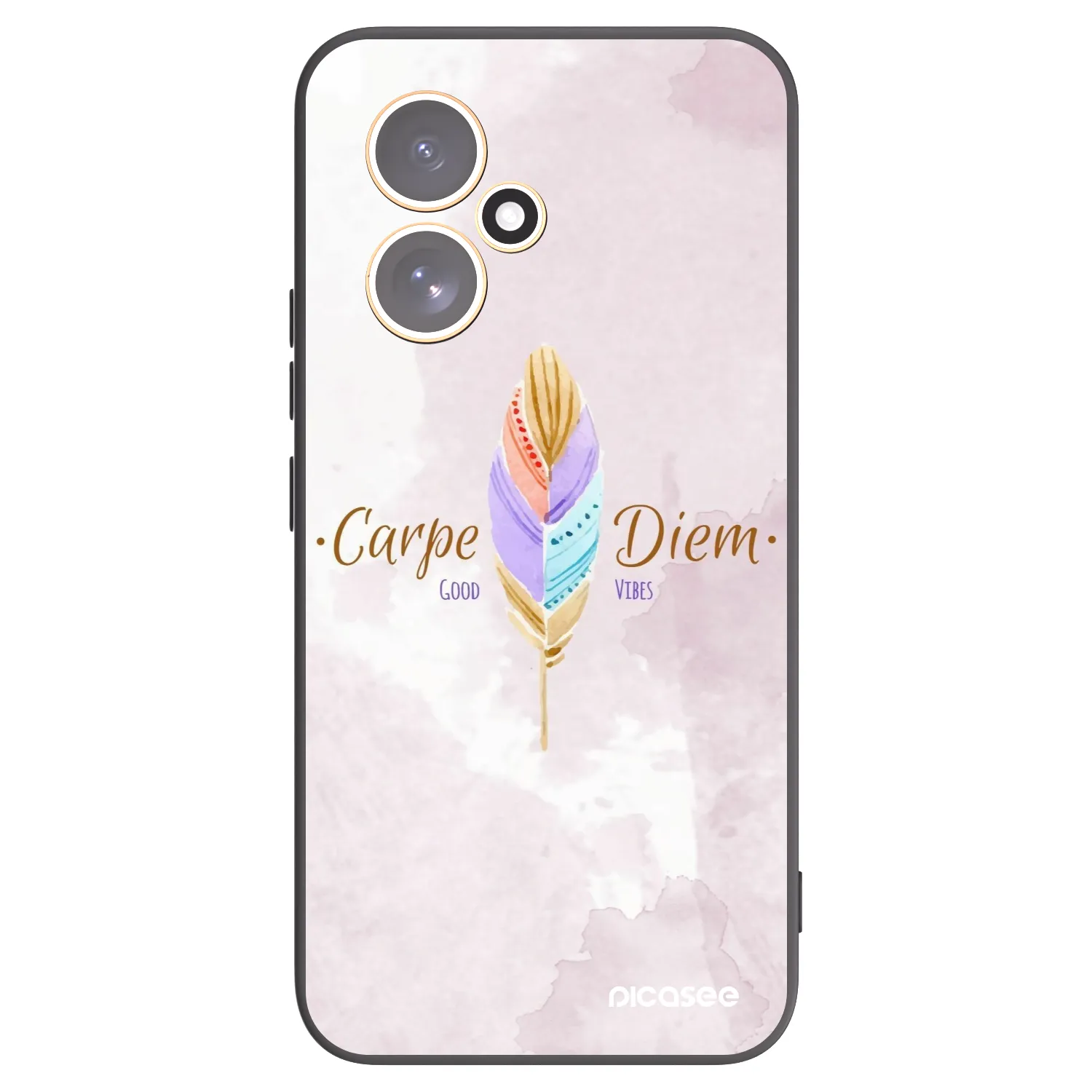 Picasee Μαύρη θήκη σιλικόνης για Honor 400 5G - Carpe Diem