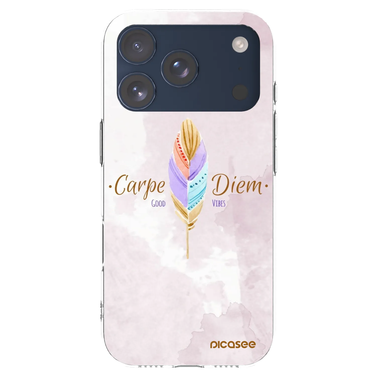 Picasee διαφανής θήκη σιλικόνης Apple iPhone 17 Pro - Carpe Diem