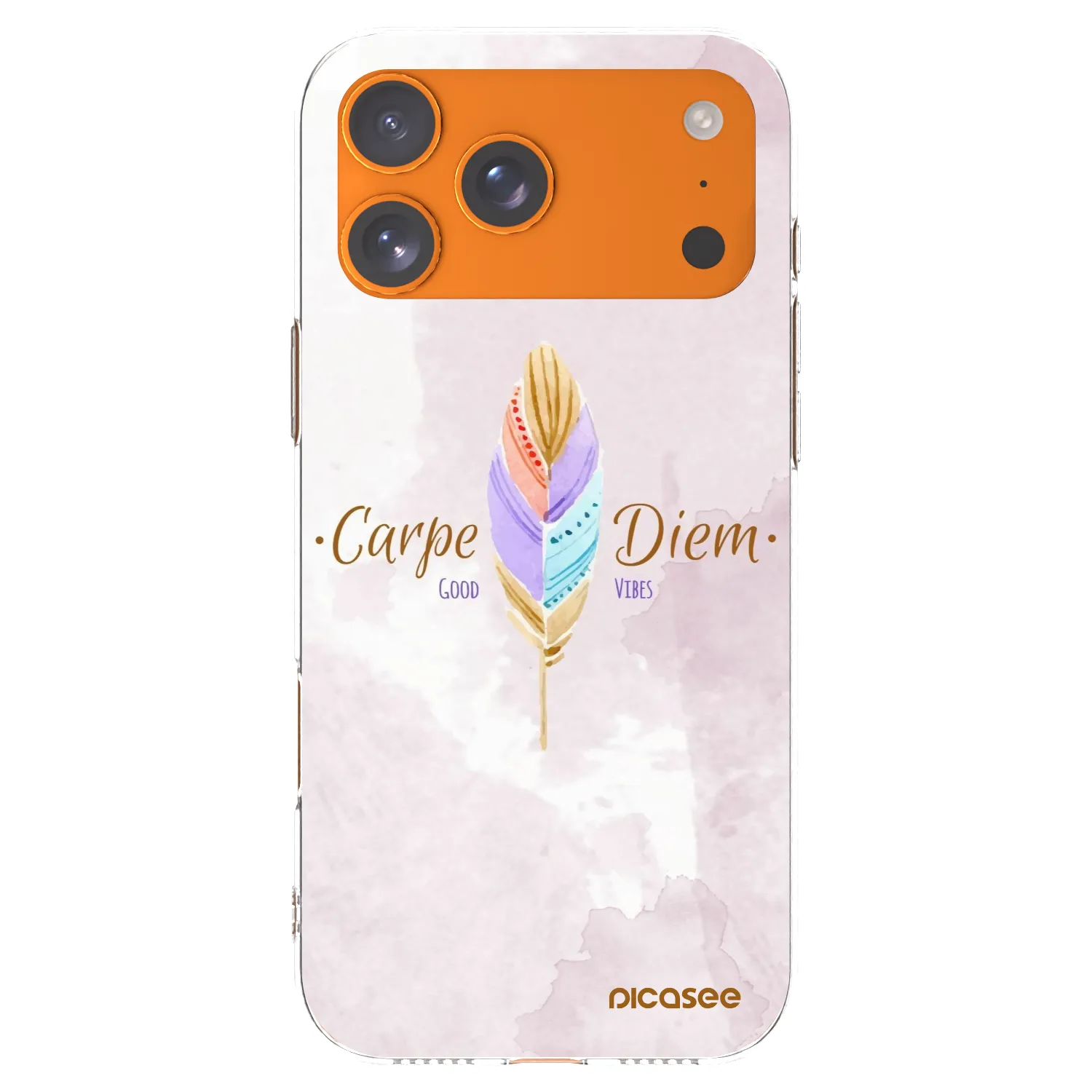 Picasee διαφανής θήκη σιλικόνης Apple iPhone 17 Pro Max - Carpe Diem