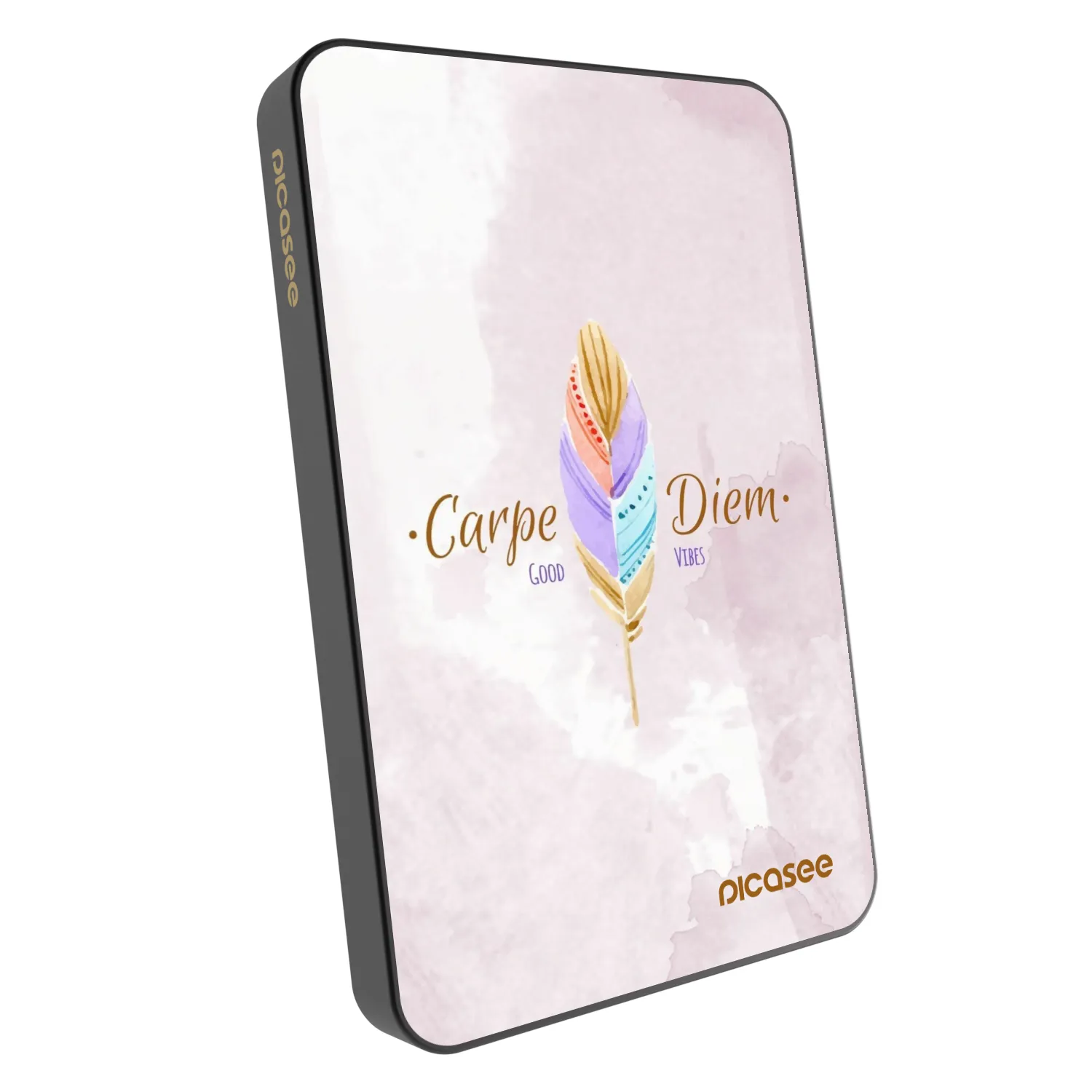 Picasee Powerbank με MagSafe 5 000 mAh Γκρί - Carpe Diem