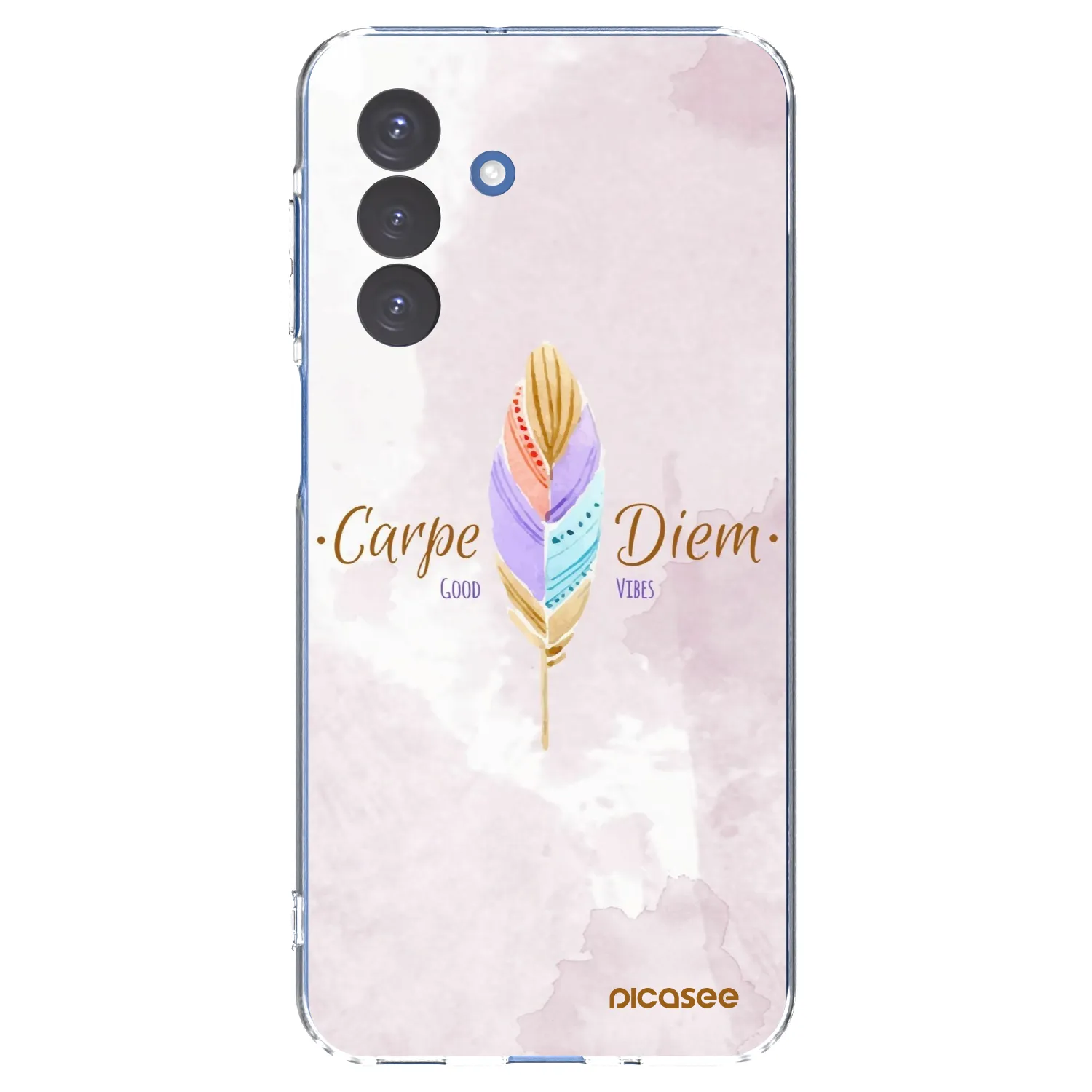 Picasee διαφανής θήκη σιλικόνης Samsung Galaxy A17 5G - Carpe Diem