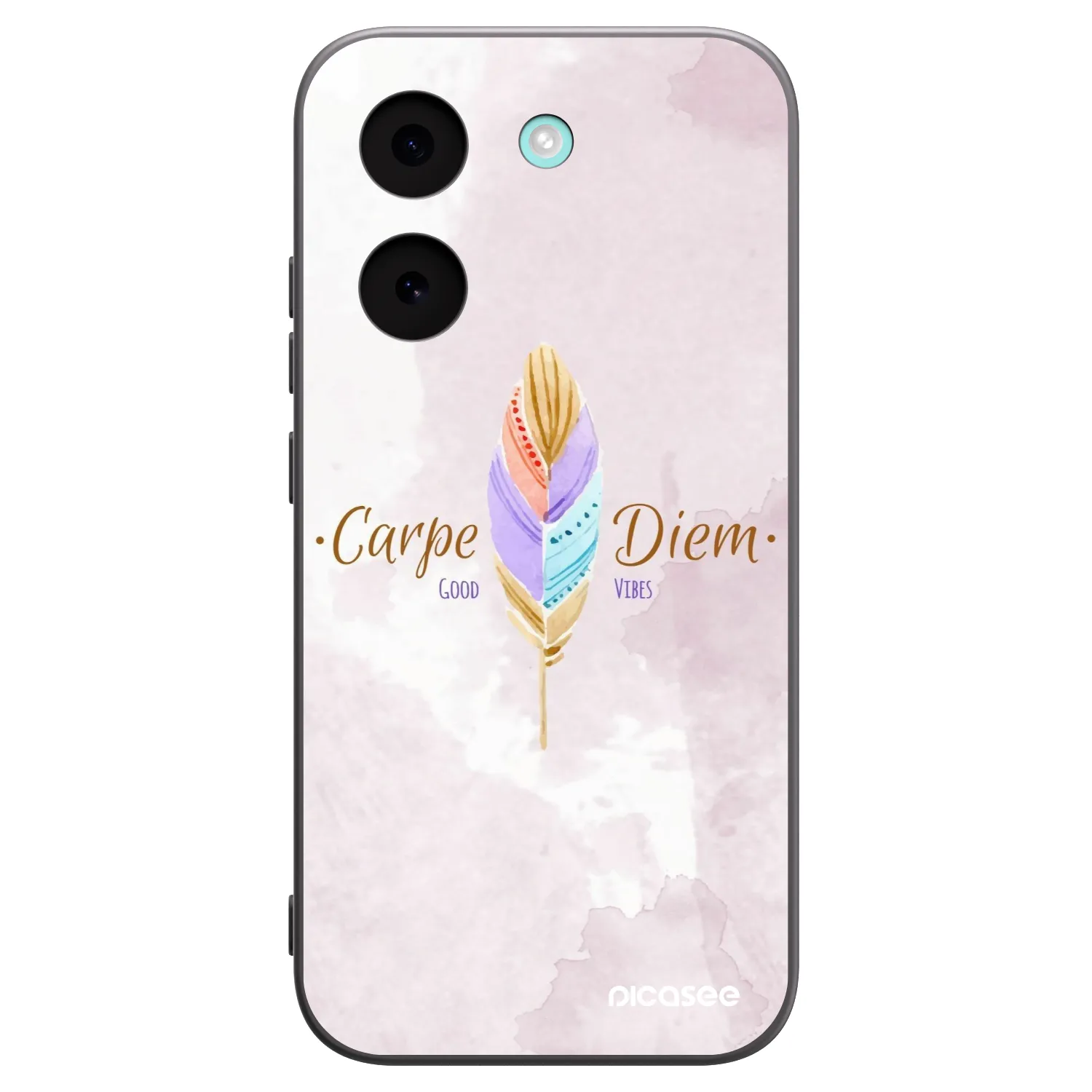 Picasee Μαύρη θήκη σιλικόνης για Xiaomi Poco X8 Pro - Carpe Diem