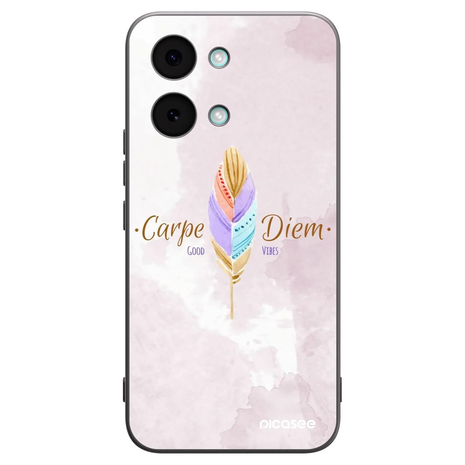 Picasee Μαύρη θήκη σιλικόνης για Xiaomi Poco X8 Pro Max - Carpe Diem