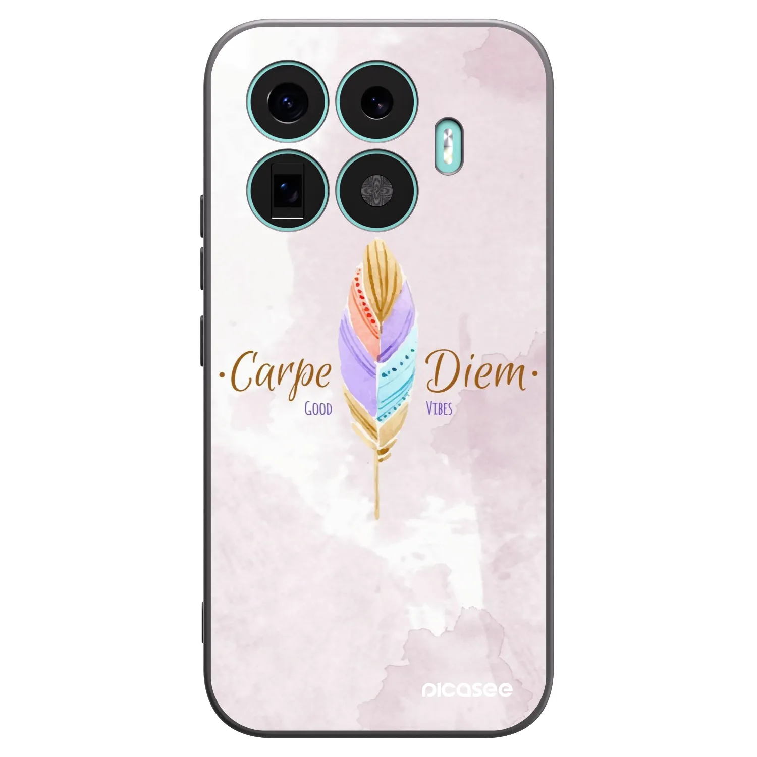 Picasee Μαύρη θήκη σιλικόνης για Xiaomi 17T - Carpe Diem