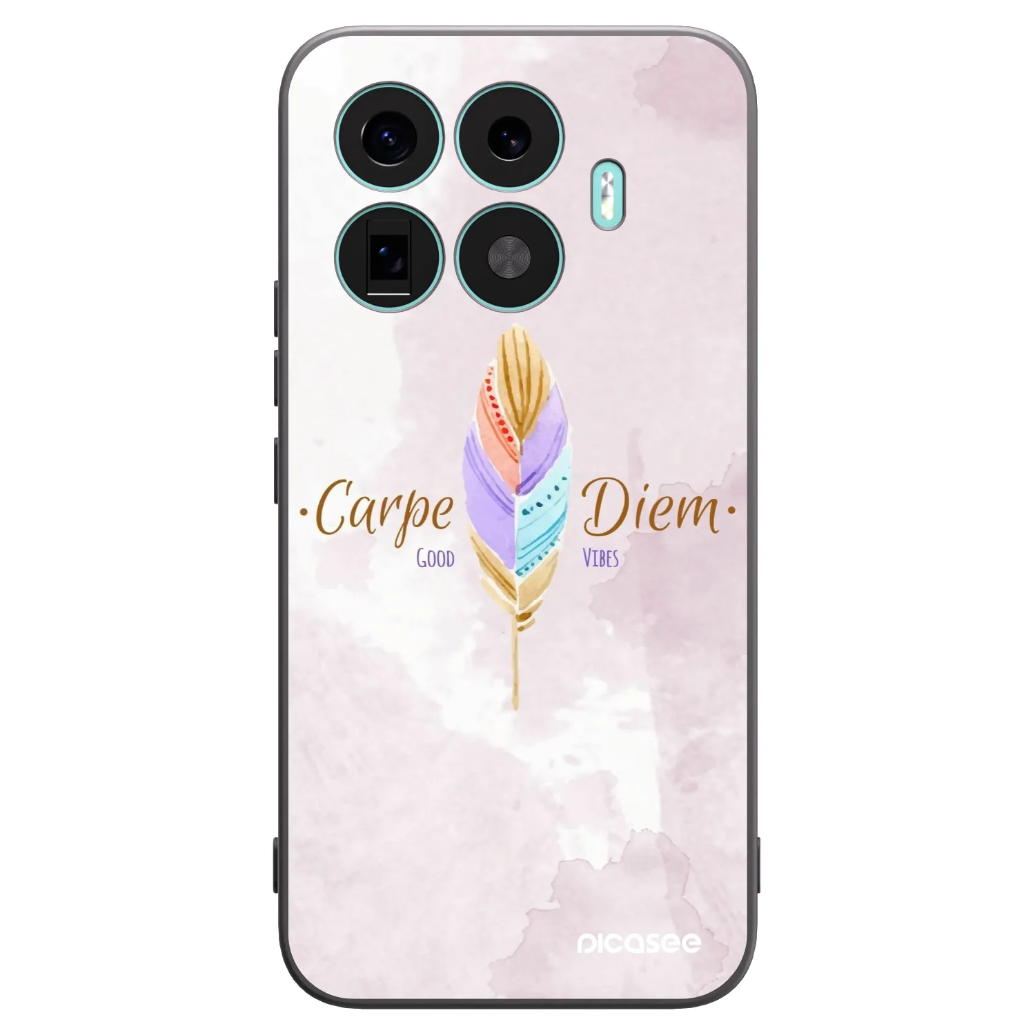 Picasee Μαύρη θήκη σιλικόνης για Xiaomi 17T Pro - Carpe Diem