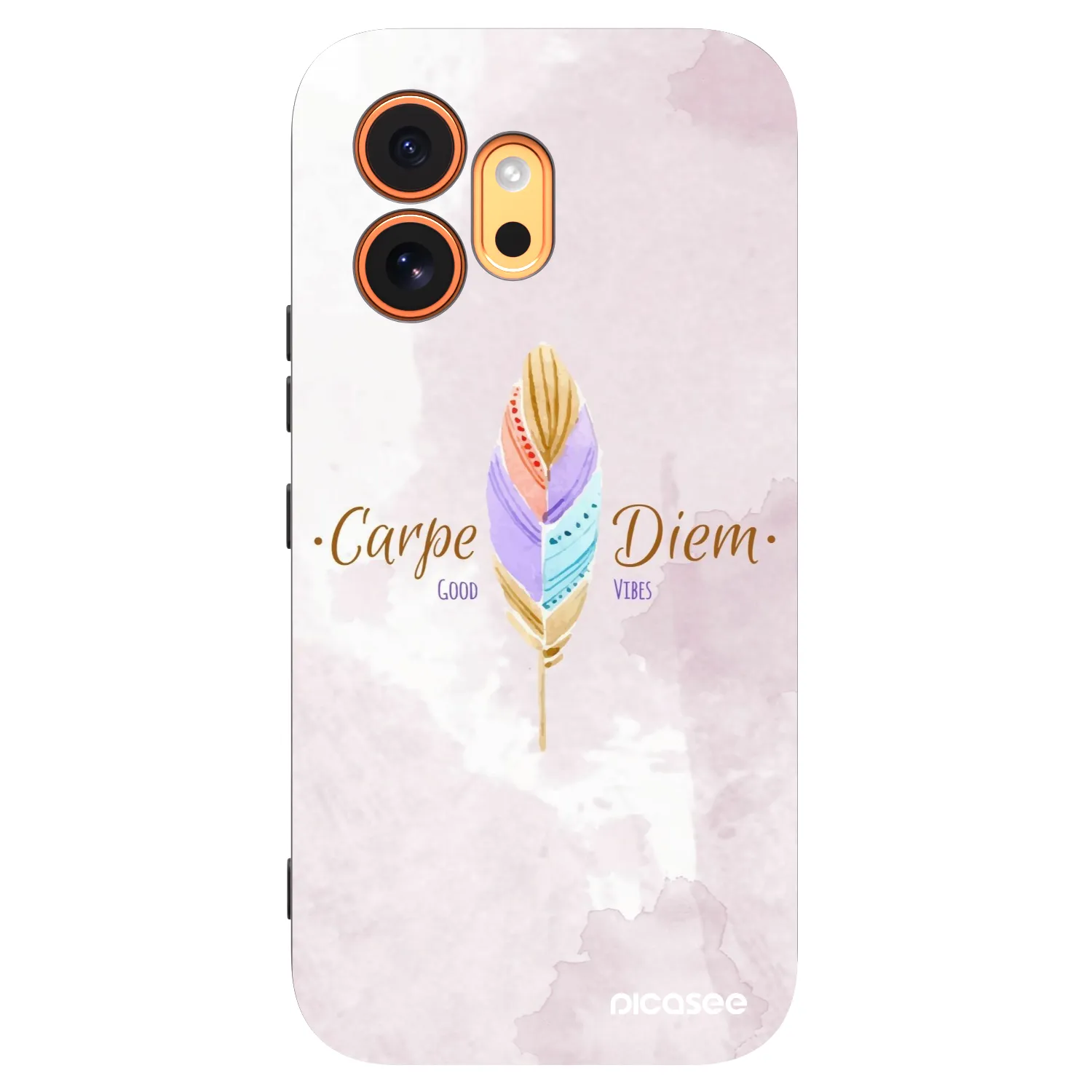 Picasee Μαύρη θήκη σιλικόνης για Honor 600 - Carpe Diem
