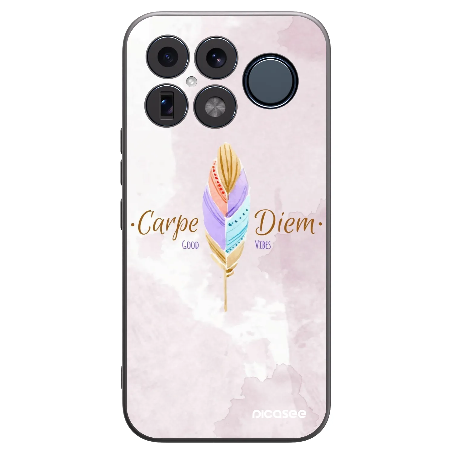 Picasee Μαύρη θήκη σιλικόνης για Xiaomi Poco F8 Ultra - Carpe Diem