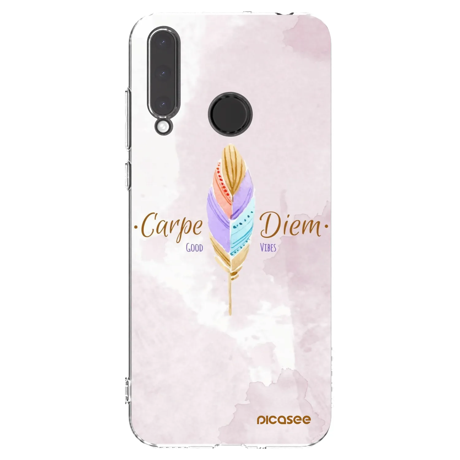 Picasee διαφανής θήκη σιλικόνης Honor 20 Lite - Carpe Diem