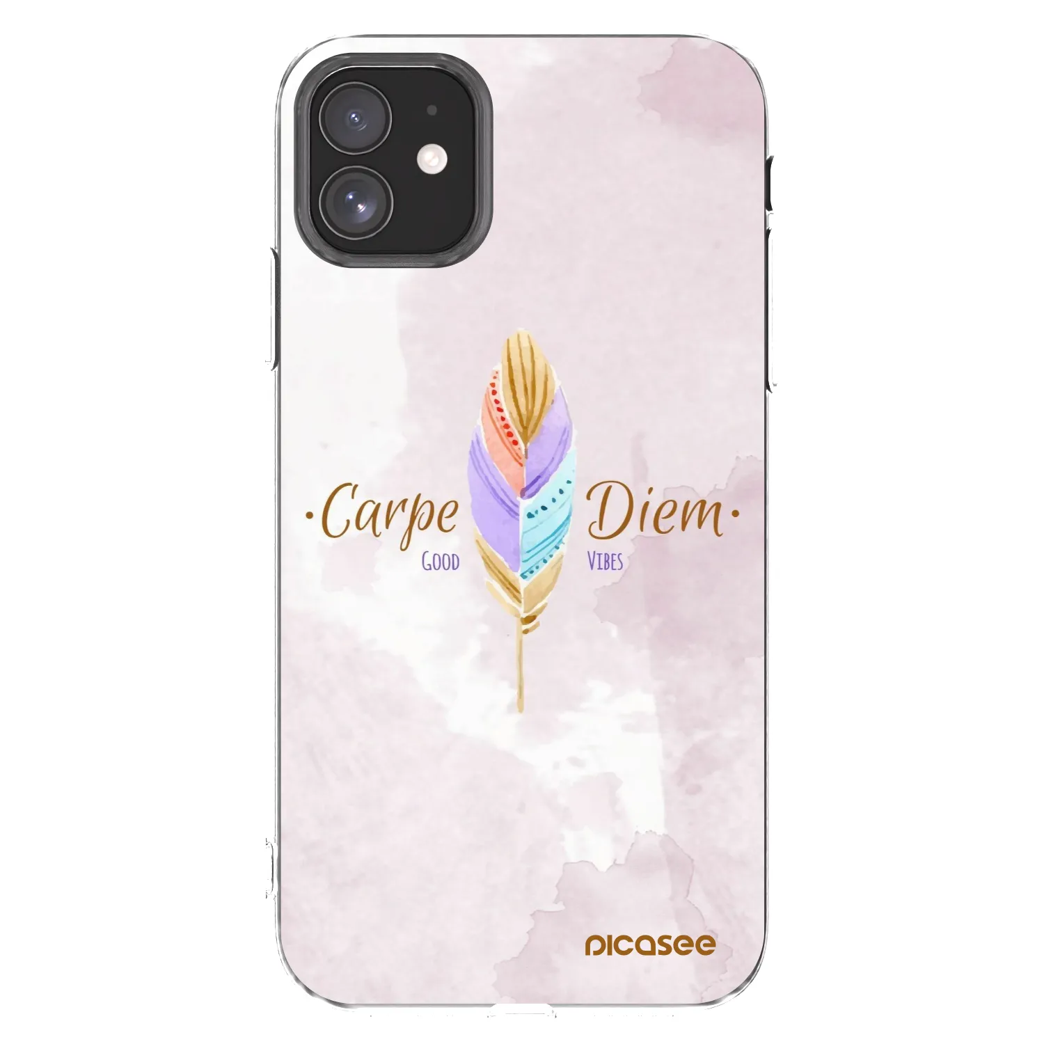 Picasee διαφανής θήκη σιλικόνης Apple iPhone 11 - Carpe Diem