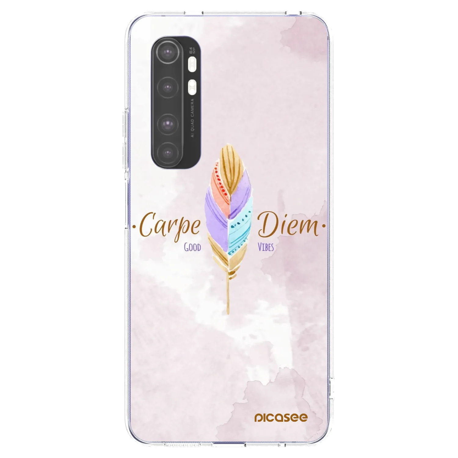 Picasee διαφανής θήκη σιλικόνης Xiaomi Mi Note 10 Lite - Carpe Diem