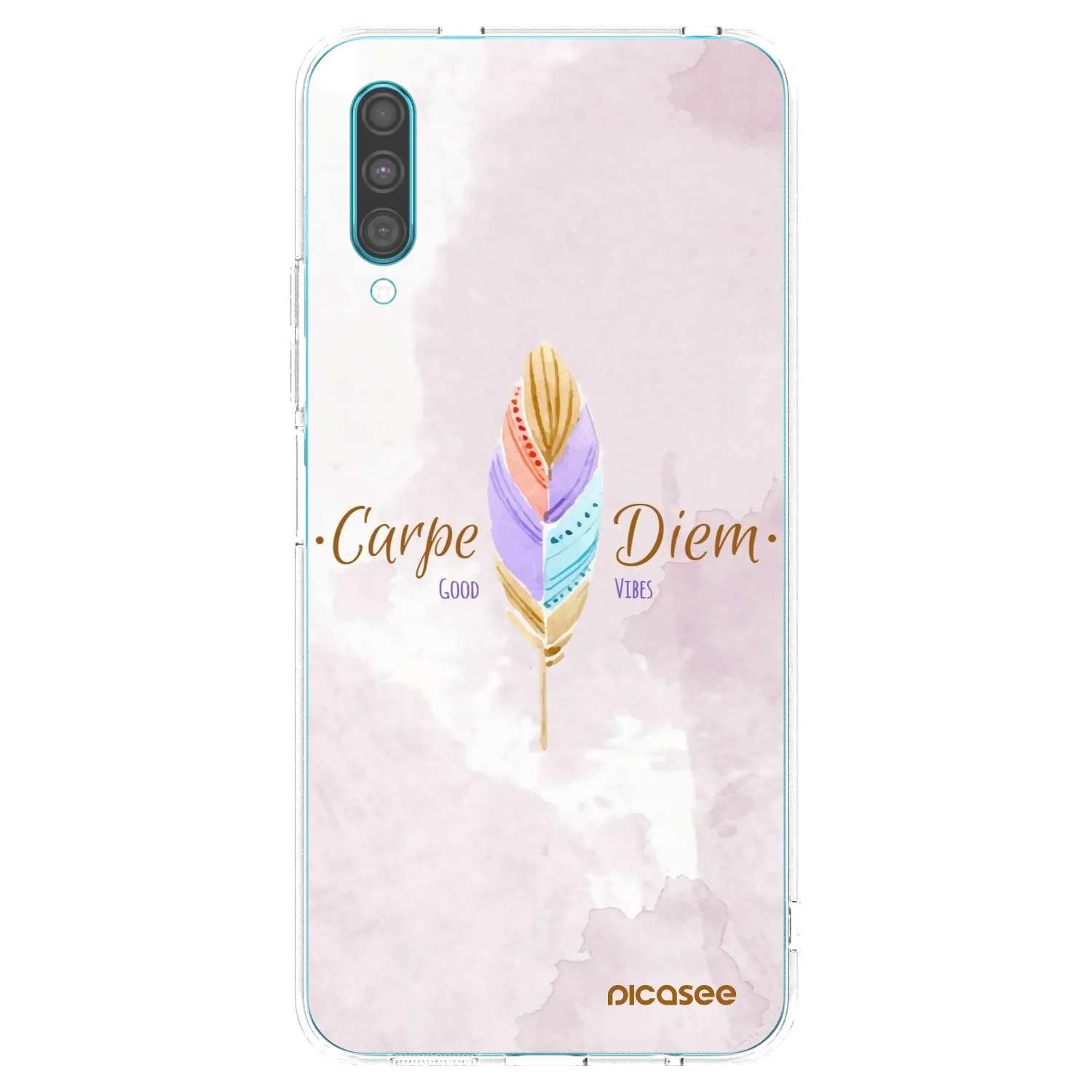 Picasee διαφανής θήκη σιλικόνης Samsung Galaxy A30s A307F - Carpe Diem