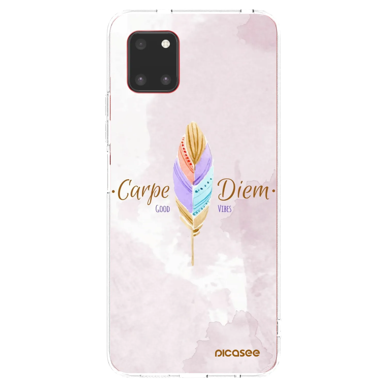 Picasee διαφανής θήκη σιλικόνης Samsung Galaxy Note 10 Lite N770F - Carpe Diem