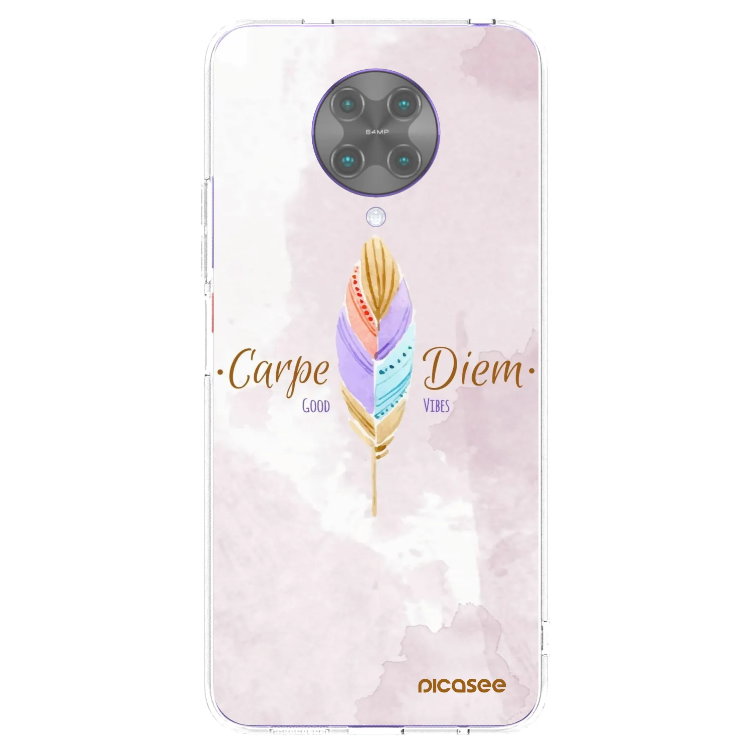 Picasee διαφανής θήκη σιλικόνης Xiaomi Poco F2 Pro - Carpe Diem
