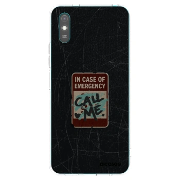 Picasee διαφανής θήκη σιλικόνης Xiaomi Redmi 9A - EMERGENCY