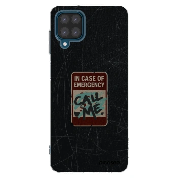 Picasee διαφανής θήκη σιλικόνης Samsung Galaxy A12 A125F - EMERGENCY