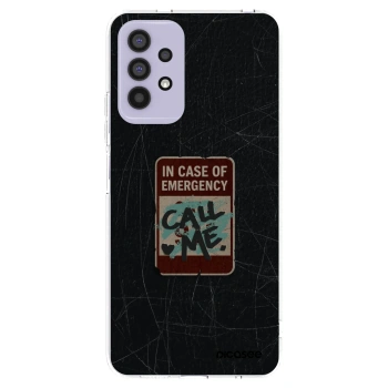 Picasee διαφανής θήκη σιλικόνης Samsung Galaxy A32 4G SM-A325F - EMERGENCY