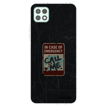 Picasee διαφανής θήκη σιλικόνης Samsung Galaxy A22 A226B 5G - EMERGENCY