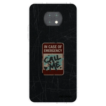 Picasee διαφανής θήκη σιλικόνης Xiaomi Redmi Note 9T - EMERGENCY