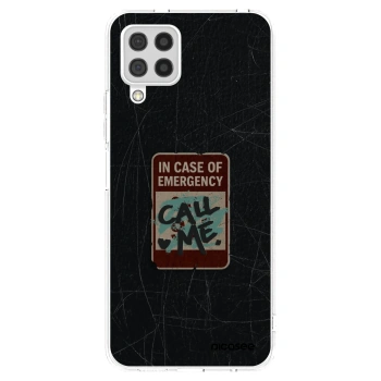 Picasee διαφανής θήκη σιλικόνης Samsung Galaxy A22 A225F 4G - EMERGENCY