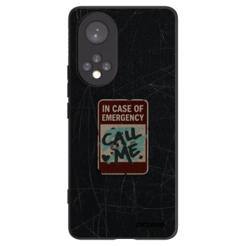 Picasee Μαύρη θήκη σιλικόνης για Huawei Nova 9 - EMERGENCY