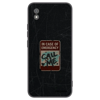 Picasee Μαύρη θήκη σιλικόνης για Realme C11 (2021) - EMERGENCY