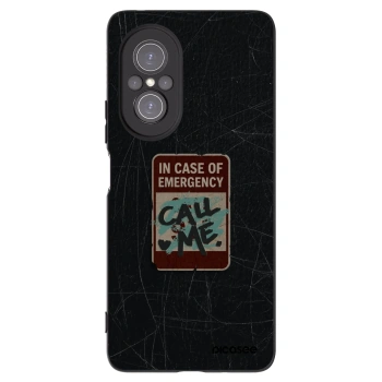 Picasee Μαύρη θήκη σιλικόνης για Huawei Nova 9 SE - EMERGENCY