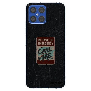 Picasee διαφανής θήκη σιλικόνης Honor X8 4G - EMERGENCY