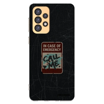 Picasee διαφανής θήκη σιλικόνης Samsung Galaxy A33 5G A336 - EMERGENCY