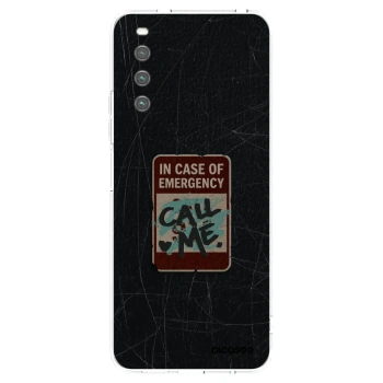 Picasee διαφανής θήκη σιλικόνης Sony Xperia 10 IV 5G - EMERGENCY